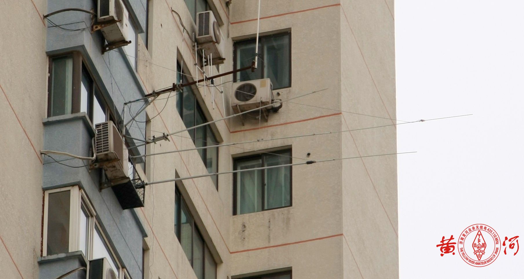 图十一:水平架设的GP天线